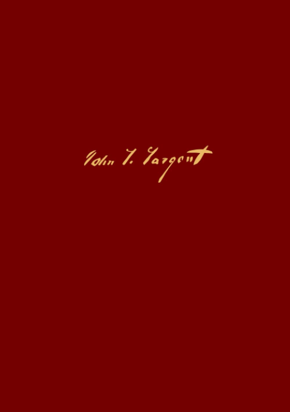 John S. Sargent cover